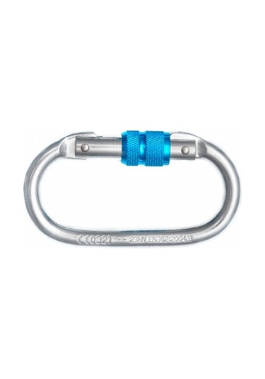 Fixe Symmetric St Screw Gate Kilitli Karabina Silver-Blue Çok Renkli
