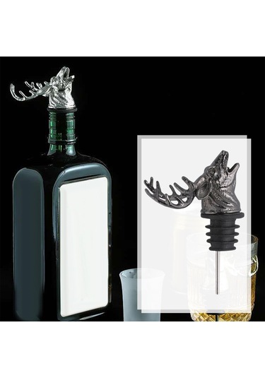 Suntek Metal Şarap Havalandırıcılar Düğün Hediyesi Siyah Siyah