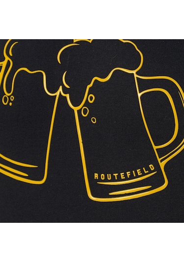 Routefield Trub Erkek Tişört Siyah