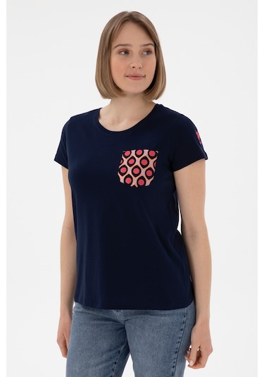U.S. Polo Assn. Kadın Lacivert Bisiklet Yaka Tişört 50305832-VR033 U.S. Polo Assn. Kadın Lacivert Bisiklet Yaka Tişört 50305832-VR033