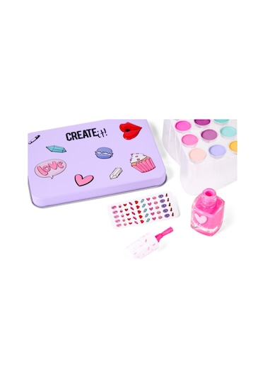Create It Metal Kutulu Makyaj Seti - Love