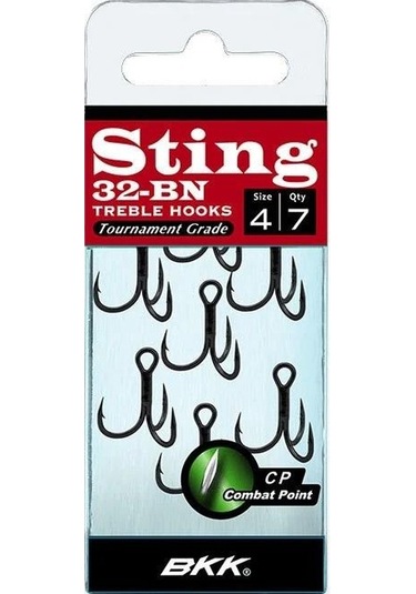 Bkk Sting-32 Bn Üçlü Olta İğnesi 7 Adet 4