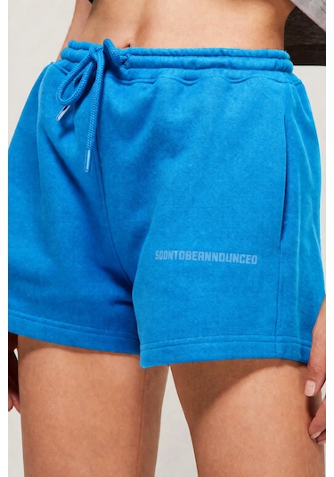 Soon To Be Announced Essentials Women's Short Kadın Pamuk Şort Mavi