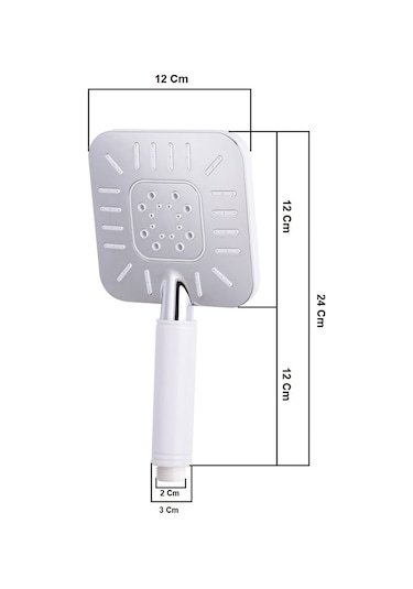 Eca Nita Banyo Bataryası + T-may Çamlıca Kare Borulu Hareketli Sürgülü Duş Seti Üst Takımı Krom