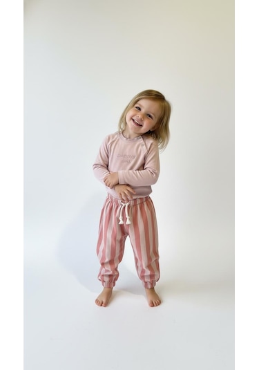 Çizgili Mummy&dadys Girl 2 Li Takım Pudra