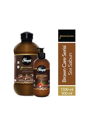 Sleepy Premium Brown Care Serisi Sıvı Sabun 1500 ML + 500 ML