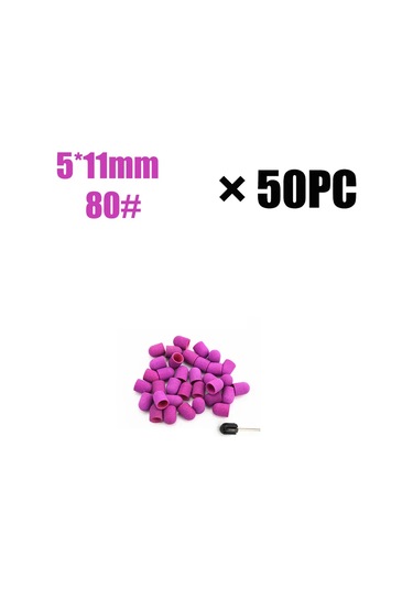 50 Adet Pedikür Bakımı Siyah Zımpara Kapakları Mandrel Pedikür Manikür Ölü Deri Kaldırmak Parlatma Ayak Bakımı Temiz Tırnak Eti Aksesuarları Uzay Grı