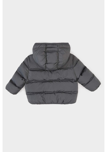 Defacto Erkek Bebek Kapüşonlu Fermuarlı Mont C6963a525auar141 Antrasit