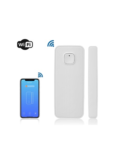 Suofeng Tuya Akıllı Pencere/kapı Sensörü, Uzak Kumanda, Uyarı Bildirimi, Tuya Smart & Smart Life Uygulaması Desteği, Ev Güvenliği Alarmı