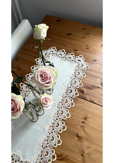 Best Price 34 Dekoratif Masa Örtüsü 320913863 Krem