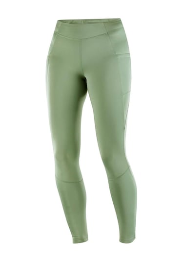 Salomon Cross Run 28'' Kadın Tayt Laurel Wreath Lc2203500 Yeşil