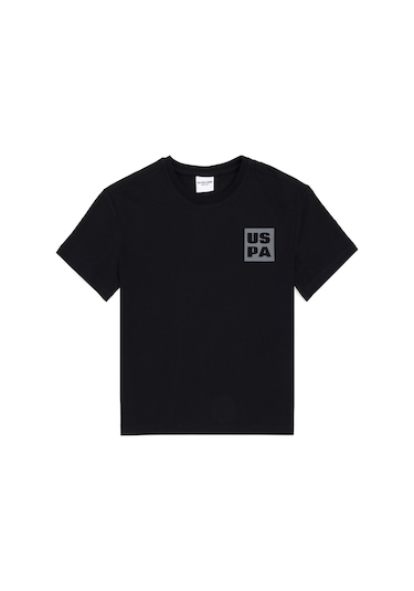 U.s. Polo Assn. Erkek Çocuk Siyah Tişört Basic 50295447-vr046 Siyah