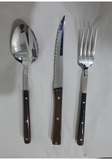 Steak Bicak.Catal Ve Kaşık Gümüş