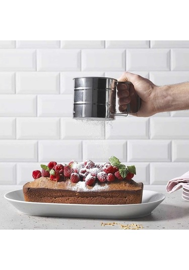 Flybuy Farina Paslanmaz Metal Un Eleği Ve Şeker Eleği Seti Metal