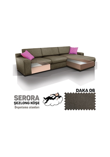 Serora Yataklı Sandıklı Köşe Daka 06