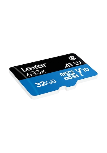 Lexar High Performance 633X 32 GB Micro SDHC Class 10 UHS-I Hafıza Kartı + Adaptör