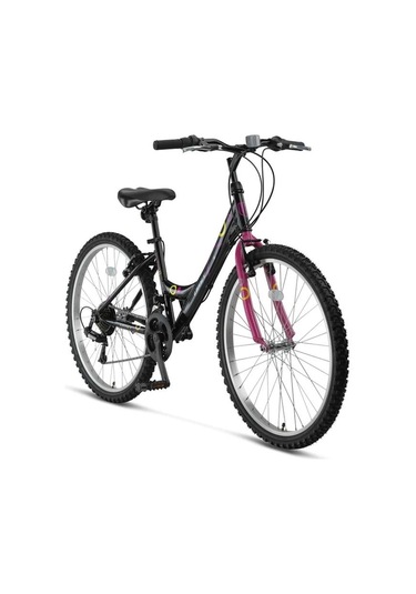 Ümit 2600 Colorado Kadın Dağ Bisikleti V 26 Jant 21 Vites Siyah Pembe Çok Renkli