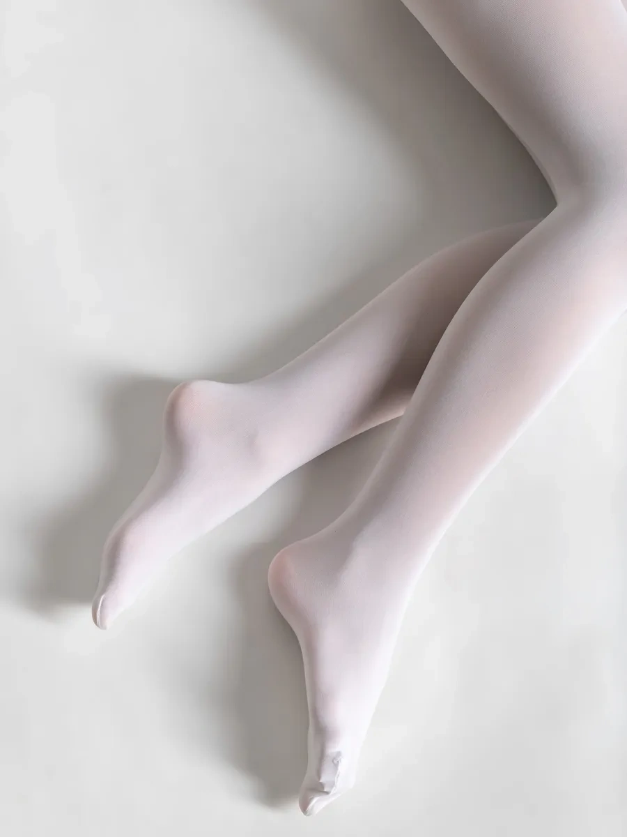 Calzeamo Okul Çocukları İçin Tayt Seti 344875850 Beyaz