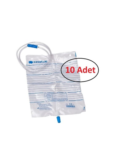 Musluklu Steril Idrar Torbası 2000 Ml 10'ui Paket