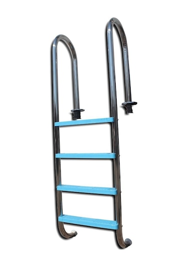 Paslanmaz 4 Basamaklı Havuz Merdiveni Muro Seri Aısı 304 Krom