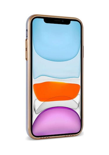 iPhone Uyumlu 11 Kilif Kartlikli Köseli Altin Model Kapak 561060756