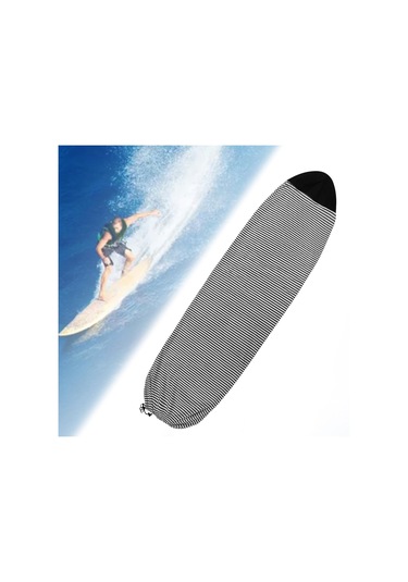 Suntek Snowboard Için Sörf Tahtası Çorap Örtüsü 230cmx50cm-siyah 230cmx50cm Siyah