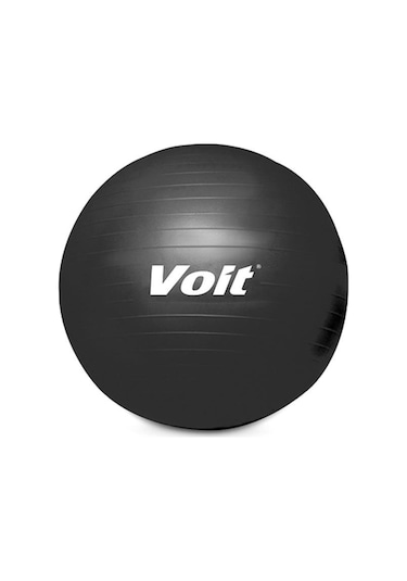 Voit Pilates Topu Gymball Siyah 65 CM Pompalı
