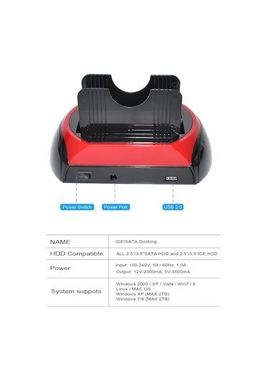Techtic Harici Usb 3.0 Docking Combo 2.5 / 3.5 Ide Sata Hdd