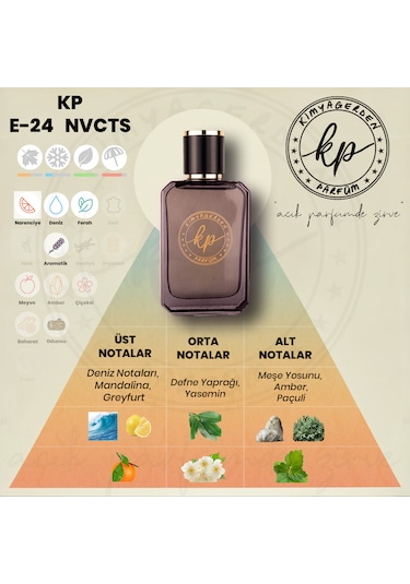 Kimyagerden E-24 Erkek Parfüm EDP 50 ML