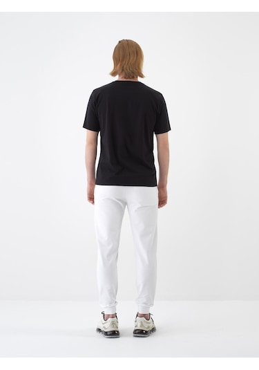 Xint Siyah Pamuk Dokulu Slim Fit Tişört 502206