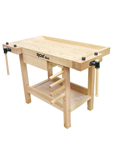 Rox Wood 0111 İki Mengeneli Hobi Ahşap Oyma Marangoz Çalışma Tezg