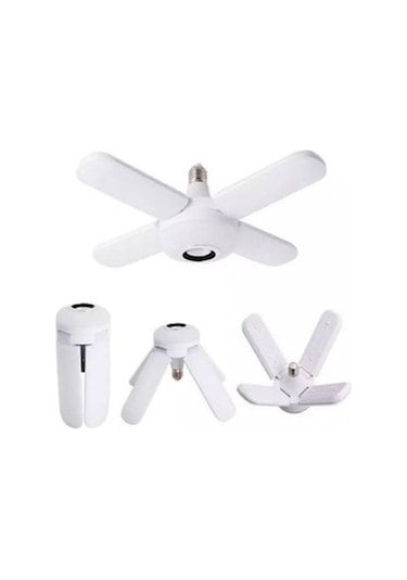 Helios Hs 2092 36 Watt 4 Kollu Bluetooth Hoparlör Müzik Çalar Led Ampul Beyaz