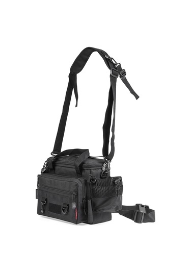 Su Geçirmez Balıkçılık Çanta Büyük Kapasiteli Çok Fonksiyonlu,siyah