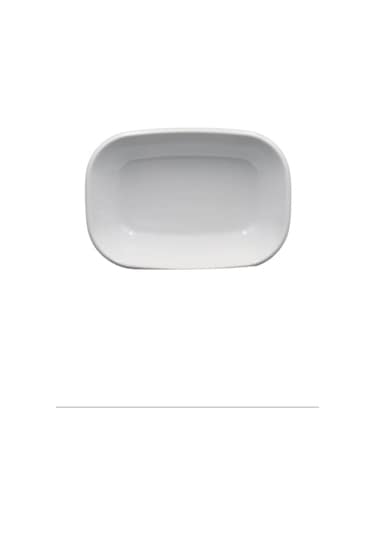 17 Cm Melamin Kare Kayı Tabak Royaleks-054 Çok Renkli