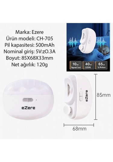 Arbix Elektrikli Şarjlı Tırnak Kesme Ve Manikür Cihazı