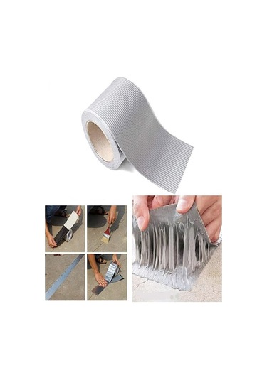 Su Geçirmez Çamur Bant 10cmx1.5m Alüminyum Güçlü Yapışkanlı Bant