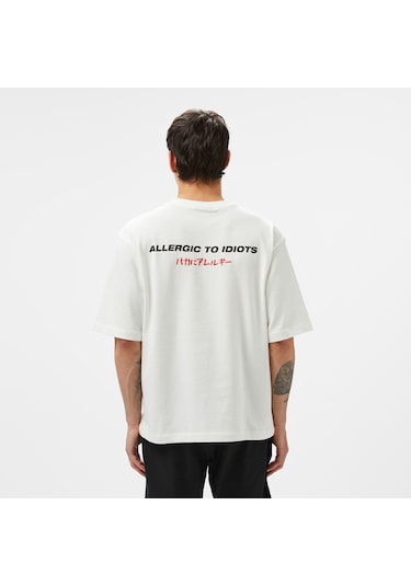 Unıted4 Erkek Beyaz T-shirt Aller Beyaz