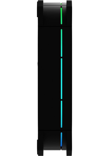 Hawk Gaming HF120 Silentforce 120mm ARGB Üçlü Kontrolcü ve Kumada Dahil Siyah Kasa Fanı