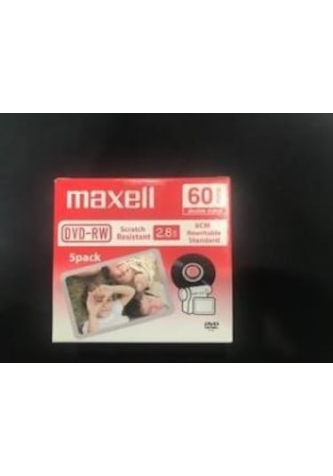 Maxell Dvd-Rw 2.8Gb 8Cm Rewritable Standar Kamera  Dvd