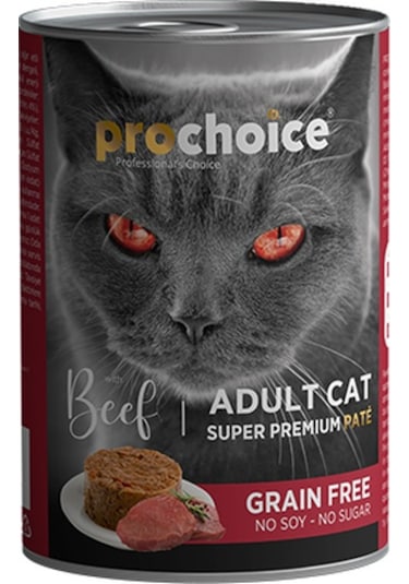 Prochoice Pate Biftekli Yetişkin Kedi Konservesi 6 x 400 G