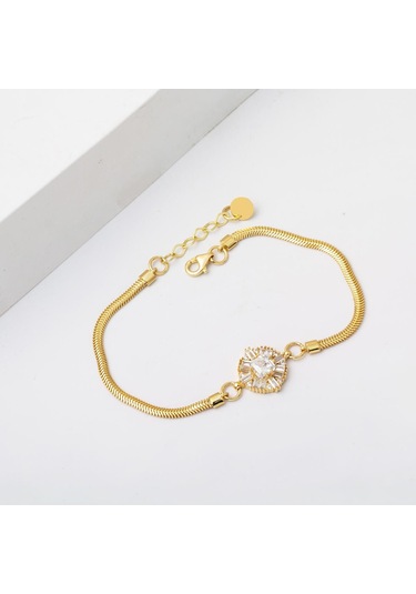 Bilezikci 14 Ayar Prenses Baget Taşlı Altın Bileklik 8692500326197 Renkli Çok Renkli Bilezikci 14 Ayar Prenses Baget Taşlı Altın Bileklik 8692500326197 Renkli Çok Renkli