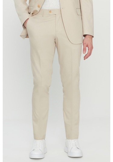 Erkek Bej Slim Fit Dar Kesim Kırlangıç Yaka Kapak Cepli Esnek Takım Elbise Bej Erkek Bej Slim Fit Dar Kesim Kırlangıç Yaka Kapak Cepli Esnek Takım Elbise Bej