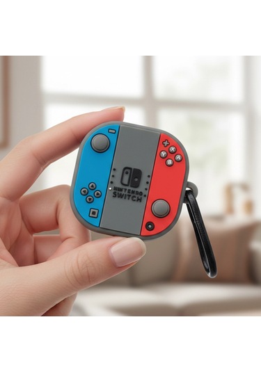 Caseonn Samsung Galaxy Buds Core Kılıf Karakter Figürlü Nintndo