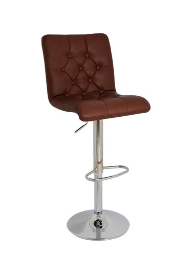 Bürocci Helen Bar Sandalyesi-Kahverengi-9519S0121 Çok Renkli