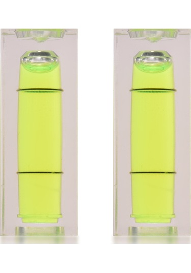 Xindoker Fonograf Çarkı Seviye Aracı, Mini Küresel Seviye, Yeşil Arka Planlı, 2 Adet Set