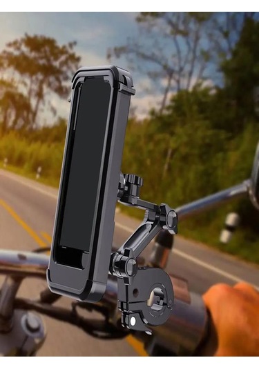 Ds0mt3 Motosiklet Ve Bisiklet Telefon Tutucu Waterproof Su Geçir
