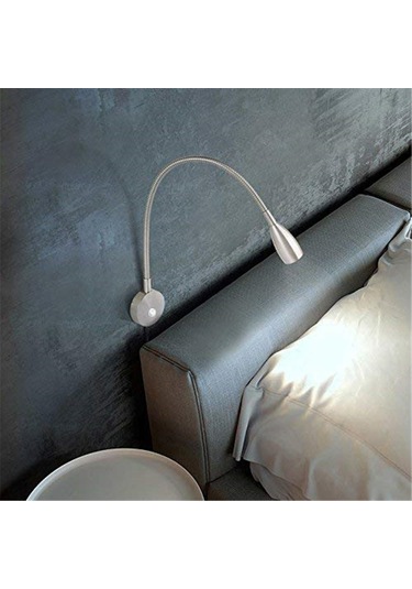 Sagit Başucu,okuma,ışık,,minimalist,led,yatak,okuma,lamba,kısılabilir,,başlık Gümüş