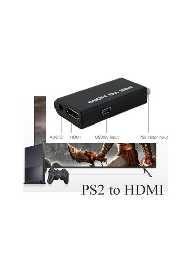 Ps2 To Hdmi Çevirici Tv Kablosu Adaptör Dönüştürücü Çevirici
