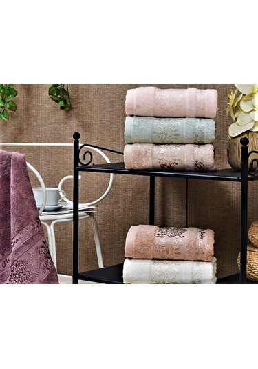 ANNEM MİSS BAMBOO 50X90CM. ÇEYİZLİK  EL&YÜZ 6'LI LÜKS HAVLU SETİ