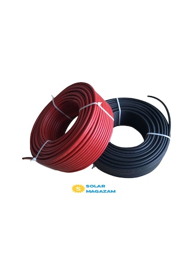 6 Mm2solar Güneş Paneli Kablosu 15+15 Mt 30 M